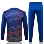 Conjunto Completo Ropa Deportiva Con Cremallera Larga Barcelona 2025 2026 Azul Amarillo