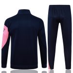 Conjunto Completo Ropa Deportiva Con Cremallera Larga Barcelona 2025 2026 Azul Marino Rosa