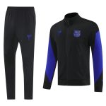 Conjunto Completo Ropa Deportiva Con Cremallera Larga Barcelona 2025 2026 Negro Purpura