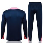 Conjunto Completo Sudadera Entrenamiento Barcelona 2025 2026 Azul Marino I Rosa