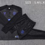 Conjunto Completo Sudadera Entrenamiento Barcelona 2025 2026 Negro I Purpura