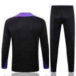 Conjunto Completo Sudadera Entrenamiento Barcelona 2025 2026 Negro Purpura