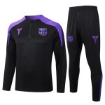 Conjunto Completo Sudadera Entrenamiento Barcelona 2025 2026 Negro Purpura