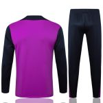 Conjunto Completo Sudadera Entrenamiento Barcelona 2025 2026 Purpura Azul Marino