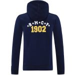 Chaqueta Con Capucha Real Madrid 2025 2026 Azul Marino